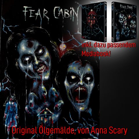 Einzelstück: Original Artwork - Ölgemälde von Anna Scary (Frontcover) - inkl. Fear Cabin Mediabook Cover C