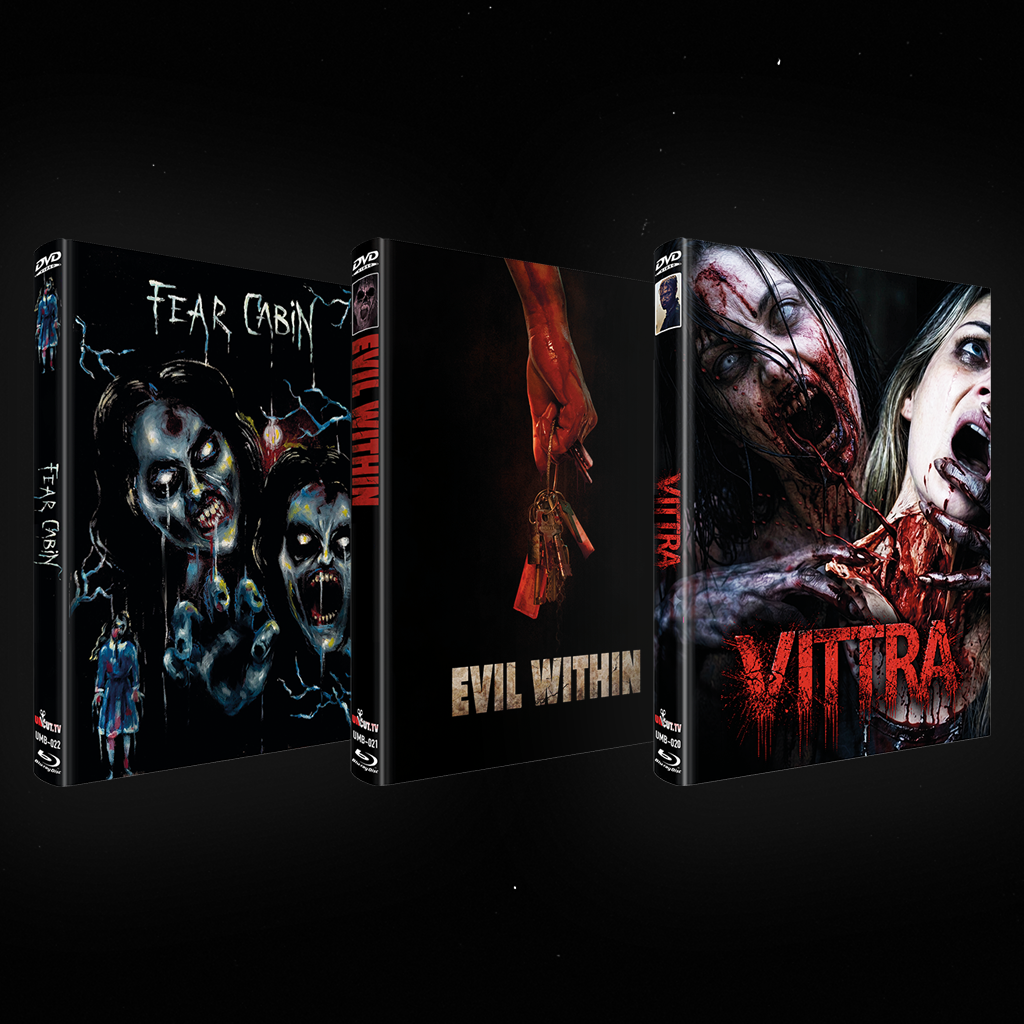 Fear Cabin, Evil Within & Wither Mediabooks