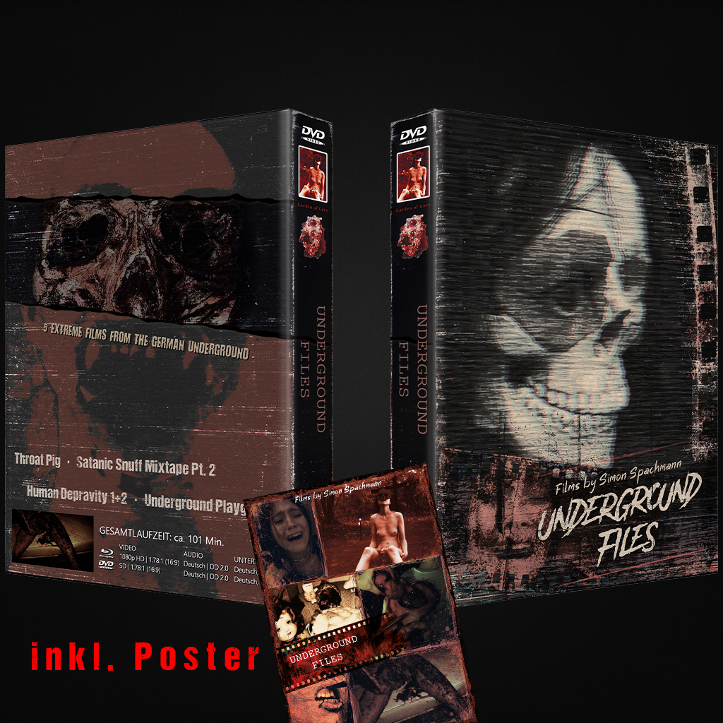 Scanavo: UNDERGROUND FILES – Films by Simon Spachmann – Blu-ray + DVD | inkl. Poster Amaray Cover B inkl. Poster – Hauptbild