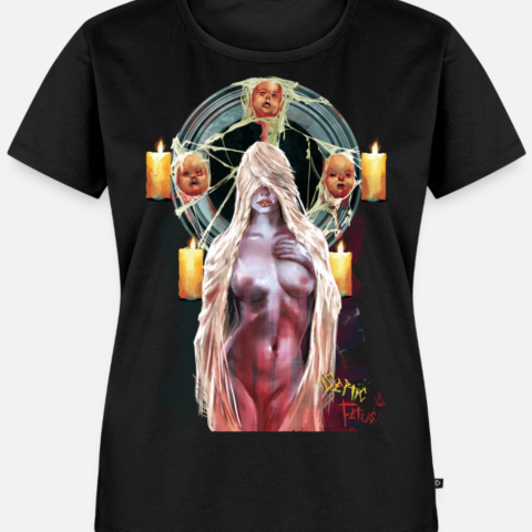 NUR BIS 6. NOVEMBER: UNCUT.TV – SEPTIC & FETUS DAMEN-SHIRT | ARTWORK BY UNCLE FRANK – Hauptbild