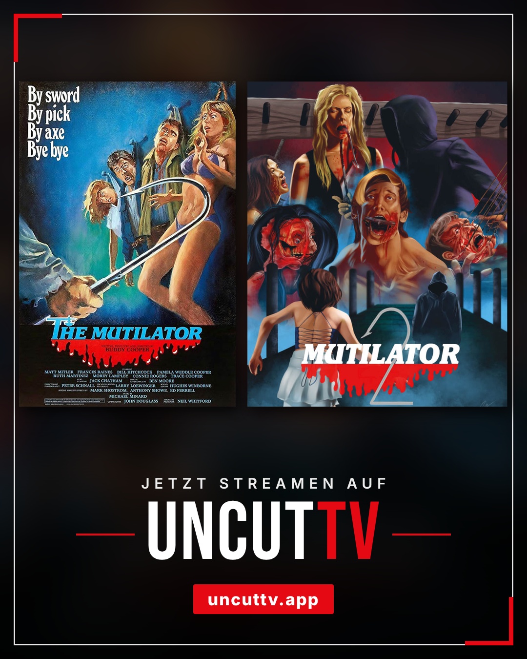 Mutilator 1+2 auf uncuttv.app